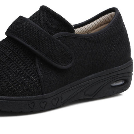 Обувь для пожилых, нескользящая, дышащая, сетчатая, прогулочная обувь для среднего и пожилого возраста, удобная, легкая, с подушкой mo