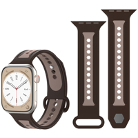 Correa de Reloj Inteligente de Silicona con Imanes de Doble Color Soonleader de 22 mm para Reloj, Diseño Sencillo, Estilo Lujoso/Deportivo/Moda