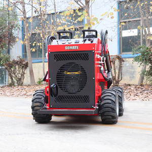 Mini-chargeuse sur pneus Soamte, moteur diesel, 950 kg, moteur EPA, pompe hydraulique Kubota YUKEN, certifiée CE - Product Image 4