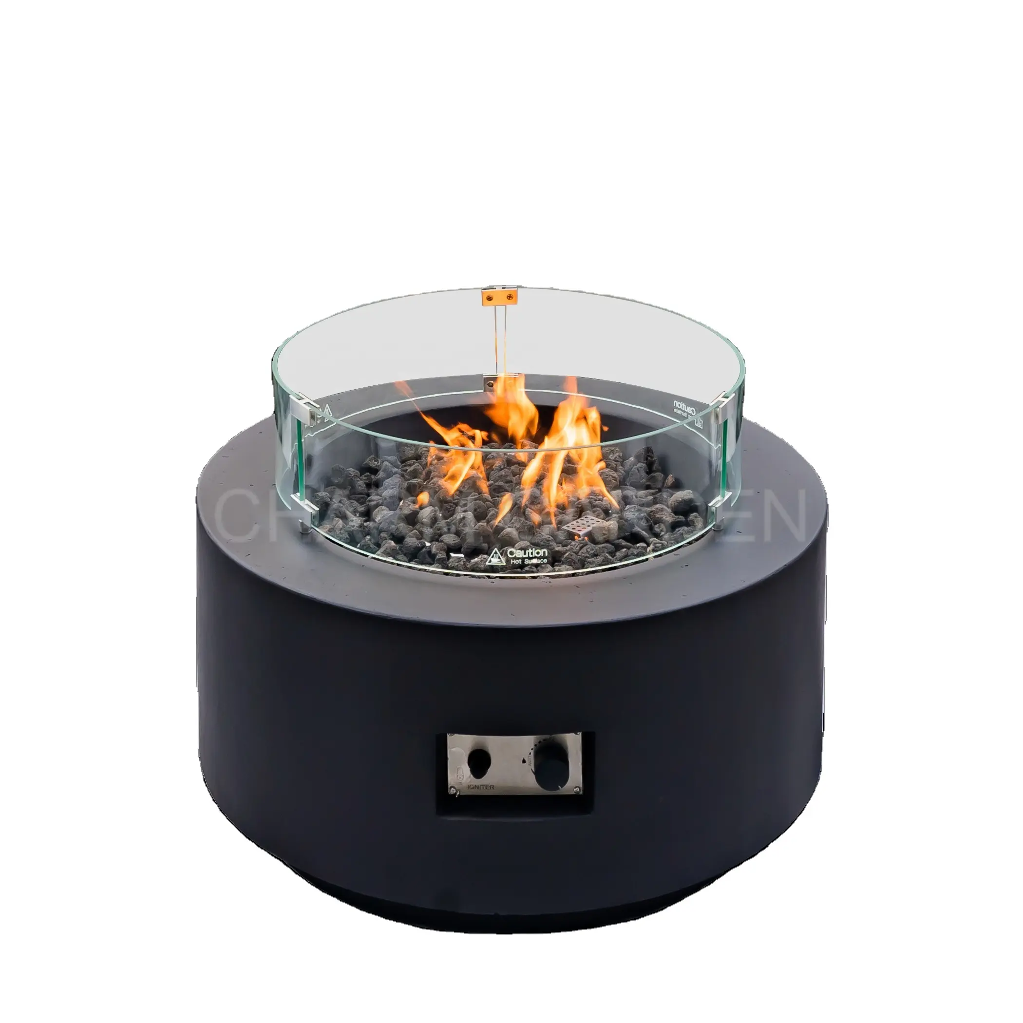 Coffee Black Concrete Grey Gas Propane Heater