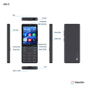 สมาร์ทโฟน Duoqin qin J36-E หน้าจอ 2.8 นิ้ว พร้อมปุ่มกด 4G Android 13 รองรับซิมคู่ Octa Core HD TFT - Product Image 6