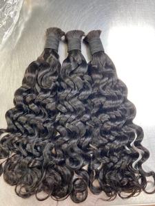 批发生印度接发未加工生头发天然身体波浪编织弹力处女发束 - Product Image 1