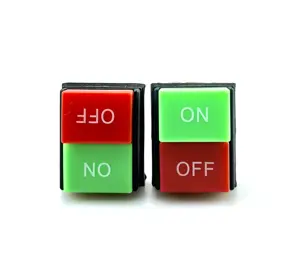 Washing machine button switch Four corners second gear car wash switch on-off red green