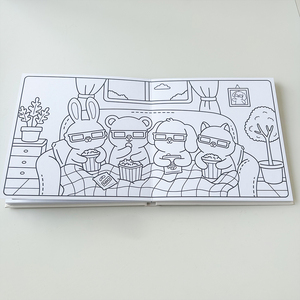 <span class=keywords><strong>Livre</strong></span> de coloriage pour enfants, adultes et adolescents, avec des activités quotidiennes mignonnes et confortables pour la relaxation, des espaces douillets et des moments de coloriage pour filles. - Product Image 2