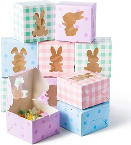 Boîte en papier en forme de lapin mignon, emballage cadeau pour fête, vente en gros de boîtes en papier de haute qualité - Product Image 1