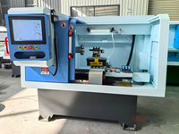 Torno de Reparación de Ruedas WRC26 de 26 Pulgadas CNC de un Solo Husillo, Máquina de Reacondicionamiento de Ruedas de Aleación de Alta Precisión con Riel Horizontal Reforzado