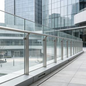 6.38/8.76/11.52mm Clear PVB SGP Tempered Toughened Safety Industrial Curtain Wall Architectural Laminated Low Iron Glass CE - Product Image 1