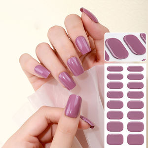 Mixed Procurement Low Price Fashion Soft <b>Sticker</b> 2d <b>Nails</b> Semi Cured Gel <b>Sticker</b> <b>Nail</b> Polish <b>Stickers</b> - Product Image 2