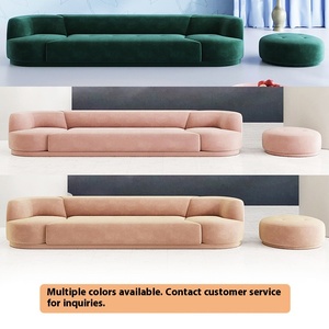 Sofá Bordone de Milán, Italia, sala de estar moderna, juego de sofá modular giratorio de fila recta creativa con relleno de esponja - Product Image 2