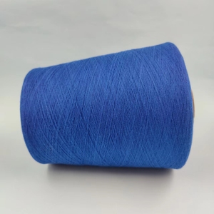 Giá nhà máy Sợi Acrylic 100% 21S nhuộm màu xanh đậm và sợi len Acrylic nguyên chất pha trộn để đan - Product Image 3