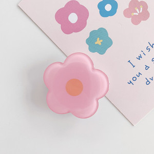 Hàn Quốc Gió Đơn Giản Và Sáng Tạo Epoxy Hoa Có Thể Thu Vào Lười Biếng Acrylic Có Thể Gập Lại Điện Thoại Di Động - Product Image 4