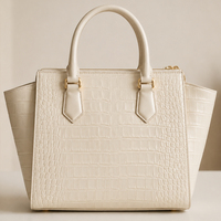 Sac fourre-tout en cuir PU imprimé crocodile de luxe personnalisable OEM/ODM, nouveau design minimaliste, grande capacité, sacs à bandoulière pour femmes