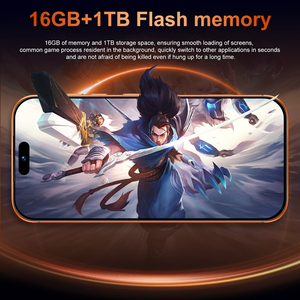 Smartphone 5G I17 Pro <span class=keywords><strong>Max</strong></span> 6,6 pouces HD+ flambant neuf |   MTK6763 16GB+1TB |   Appareil photo 72MP+108MP |   Téléphones mobiles avec déverrouillage par reconnaissance faciale et empreintes digitales - Product Image 4
