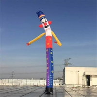 Mannequin Gonflable Publicitaire Extérieur Électrique Multicolore Étanche Résistant aux Intempéries avec Souffleur d'Air Intégré