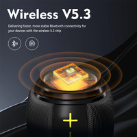 En Gros Haut-Parleur Stéréo Portable Sans Fil Rechargeable avec Poignée et Câble, Mini Enceintes Woofer