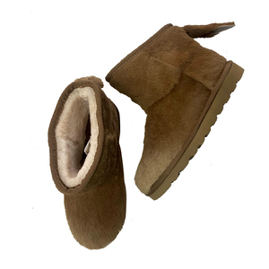 Mode hiver chaud femmes marche Style chaussures peau de kangourou fourrure bottes vraie fourrure de kangourou bottines pour femmes - Product Image 5