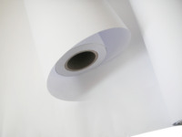 24 x 150ft 20LB Blanco brillante CAD Plotter Rollo de papel Bond Sin recubrimiento y recubierto en 2 y 3 núcleos para material de pulpa de impresión de paquetes