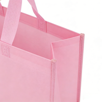 Sac fourre-tout en RPET recyclé non tissé, sac d'épicerie réutilisable minimaliste, logo personnalisé pour la promotion environnementale au Japon et en Corée