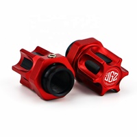Capuchon universel de buse de gaz pour moto automobile Capuchons de valve de pneu Capuchon de tige de valve de roue Cache-poussière pour Honda VESPA YAMAHA
