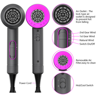 Sèche-cheveux électrique domestique haute puissance 2000W, un seul geste, séchage rapide, modèle le plus vendu