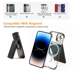 Nuevo Tarjetero de Aluminio con Protección RFID Anti-Robo para Hombre, Ultrafino, Magnético, con Soporte para Teléfono - Product Image 3