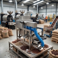 Machine à décortiquer les fèves de cacao 2026 200 kg/h avec tamis, machine à séparer les fèves de cacao de leur coque