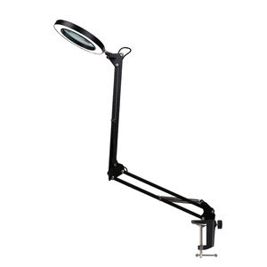 Lampe de bureau LED à bras long avec <span class=keywords><strong>loupe</strong></span>, lumière blanc chaud, intensité réglable, IRC élevé 85 pour la protection des yeux en <span class=keywords><strong>atelier</strong></span> - Product Image 6
