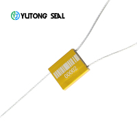Scellé de sécurité réutilisable YTCS003 avec corps en aluminium, cadenas numéroté jetable pour vannes et compteurs