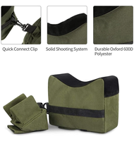 Sacs de repos de tir Repos Support avant et arrière Supports de sacs de sable avec polyester 600 deniers pour la chasse