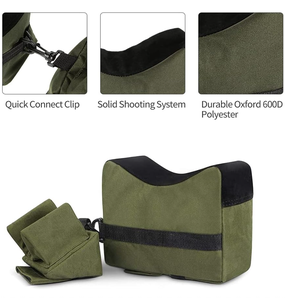 Shooting Rest Bags Rest Sandsack halter vorne und hinten mit 600 Denier <span class=keywords><strong>Polyester</strong></span> für die Jagd - Product Image 3