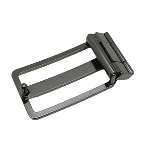 Hebilla de Cuero de Alta Calidad de 35 mm para Hombre, Estilo Formal, Rectangular, con Clip Intercambiable, Logotipo de Marca Grande, Estilo Neutral - Product Image 4