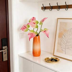 Venta al por Mayor de Fábrica, Flores Artificiales de Anturio con Tacto Real para Decoración del Hogar, Bodas, Fiestas, Acción de Gracias y Navidad - Product Image 3