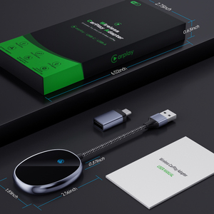 Adaptador Inalámbrico Carplay Fuallwin 2024, Dongle Android Auto, WiFi <span class=keywords><strong>de</strong></span> Doble Banda 5GHz, Conexión Automática, Sin Retraso, Mapas en Línea, Control por <span class=keywords><strong>Voz</strong></span> - Product Image 6
