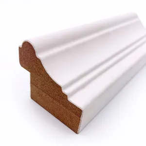 mdf primed floor carpet coved flexible wall ceiling baseboard skirting ceiling boards decoration