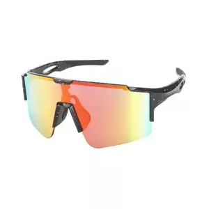 Gafas de sol deportivas TR90 para exteriores, lentes de sol grandes a prueba de viento para ciclismo