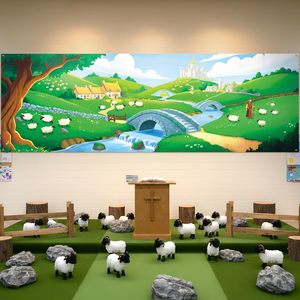 Fondo de fotografía religiosa VBS <span class=keywords><strong>Emerald</strong></span> <span class=keywords><strong>Isle</strong></span>, telón de fondo para vacaciones, escuela bíblica, decoración de pancartas para fiestas, personalizable - Product Image 4