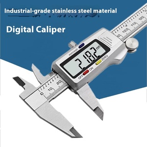 Độ chính xác cao 0-150mm công nghiệp Vernier Caliper mới màn hình lớn thép không gỉ hiển thị kỹ thuật số hướng dẫn sử dụng công cụ đo điện - Product Image 2
