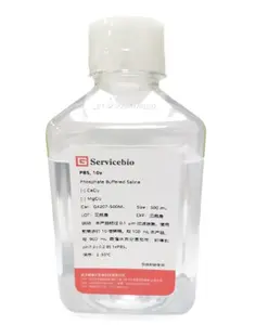 PBS-líquido salino con fosfato pulido, consumibles de laboratorio, suministros de reactivos químicos, 10 veces, 500ML