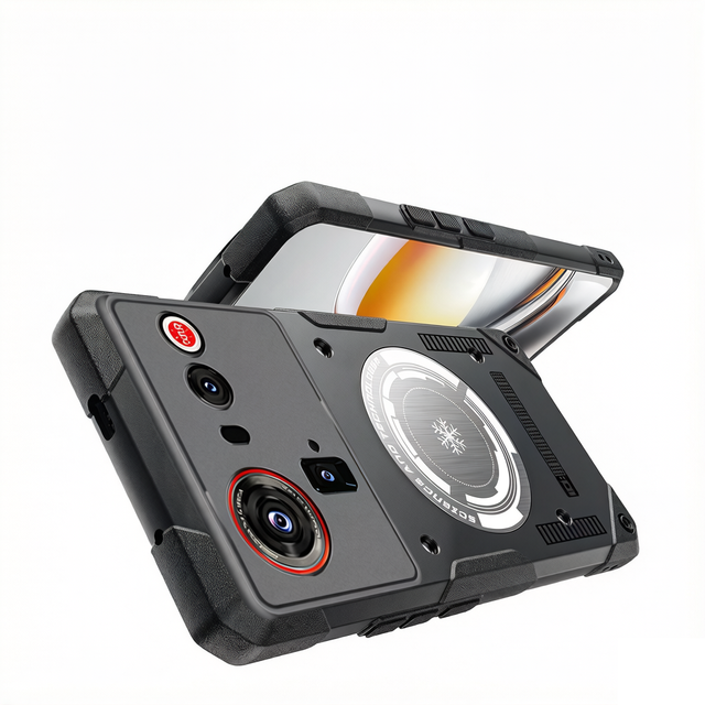Aluminum Heat Dissipation Wing Shield Case Anti-fall Drop Protection Protective Back Cover for Nubia Z80 ultra Z70 Z60 ULTRA