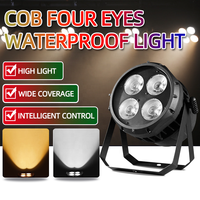 Éclairage de scène IP68 étanche, projecteurs LED RGBW 4-en-1 avec contrôle DMX512 pour événements en plein air, fêtes, concerts
