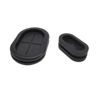 Grommet pour câble anti-poussière, trou de 22 mm, bouchon de trou étanche, grommet rond en caoutchouc double face