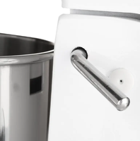 Mélangeur à spirale Wamperak Mini pour pâte à pizza et à pain, 7L, en acier inoxydable 304, haute productivité, pour boulangerie commerciale
