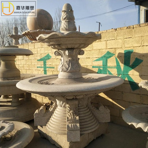 Fontaine en pierre Jiahua, style européen, colonne, décoration de jardin extérieur - Product Image 3