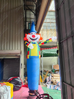 Zhenmei Publicité Gonflables Clown Air Dancer avec 2 Jambes Ballon À Air Chaud Dessin Animé Modèle Bouteilles Arche D'entrée