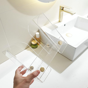 Tùy Chỉnh Phong Cách Bắc Âu Hộ Gia Đình Mô Lưu Trữ Bụi-Hộp Bằng Chứng Hộ Gia Đình Máy Tính Để Bàn Giấy Vệ Sinh Hộp Acrylic Mô Hộp - Product Image 3