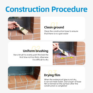 Revestimiento Impermeable Transparente de Acrílico Puro para Ventanas de Pared Exterior, con Fuerte Adhesión, para Baño, Cocina y Aseo - Product Image 3