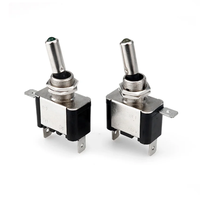 Interrupteur à bascule automobile 12MM illuminé ASW-07D 20A SPST 3 broches marche-arrêt avec LED 12V