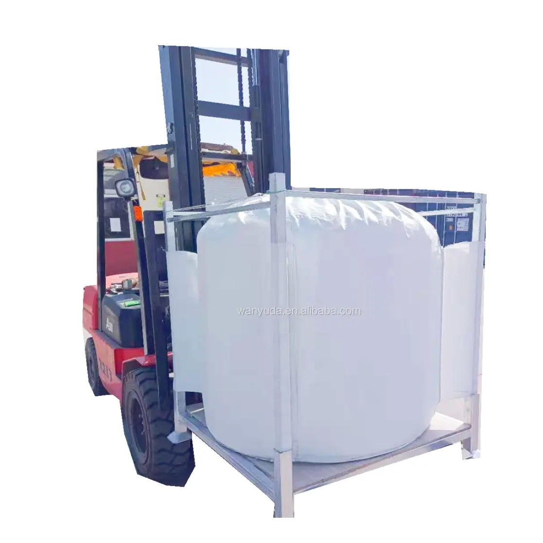 Wyd Opvouwbare Ibc 1000 Liter Vloeibare Opslag En Transport Flexitbag Bulkcontainer Food Grade