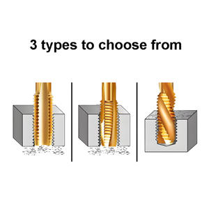Création de fil efficace en titane vis autotaraudeuse à tête plate Hss <span class=keywords><strong>taraud</strong></span> à vis <span class=keywords><strong>pour</strong></span> <span class=keywords><strong>bois</strong></span> métal acier inoxydable filetage Machine <span class=keywords><strong>taraud</strong></span> - Product Image 2