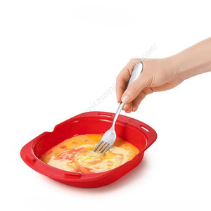 Plato de Silicona Antiadherente para Horno de Microondas, Doble, para Hornear y Cocinar, Utensilio para Hacer Omelettes Rápidamente en el Microondas, Venta al Por Mayor, Syh446 - Product Image 1